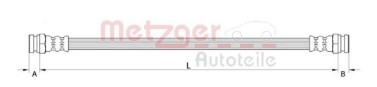 Bremseslange METZGER 4110320