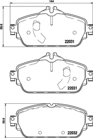 Bremseklosser HELLA 8DB 355 021 541