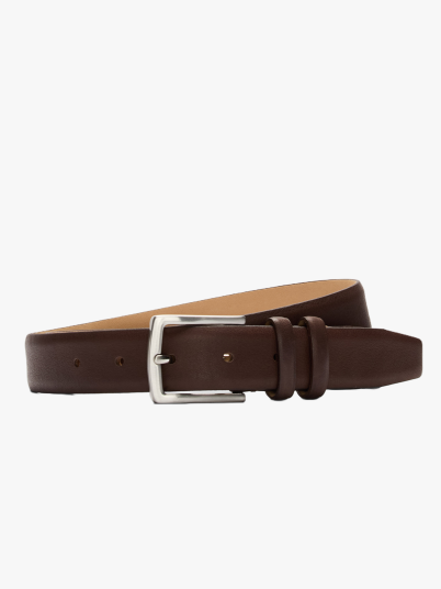 Selected Homme Carl Classic Leather Belt Brun 100