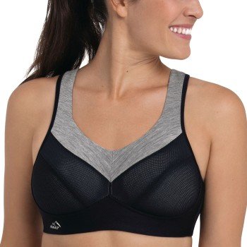 Anita BH Active Wool Sport Bra Svart A 75 Dame