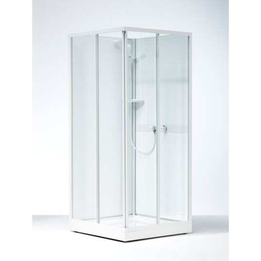 Ifö Next NKH 99 VK Dusjkabinett klarglass 900 x 900 mm, Baderom