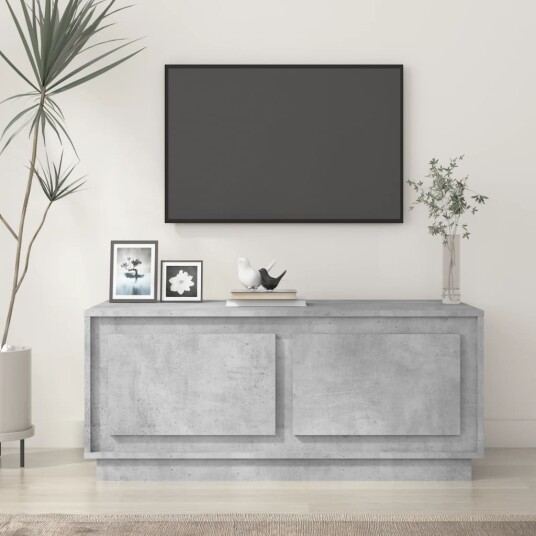 vidaXL Salongbord betonggrå 102x50x44 cm konstruert tre vidaXL Salongbord betonggrå 102x50x44 cm konstruert tre