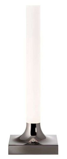 Kartell Goodnight Battery Bordlampe Glossy Titanium