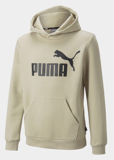 Puma Ess Big Logo Hoodie Fl B Light Sand 128 Hoodies