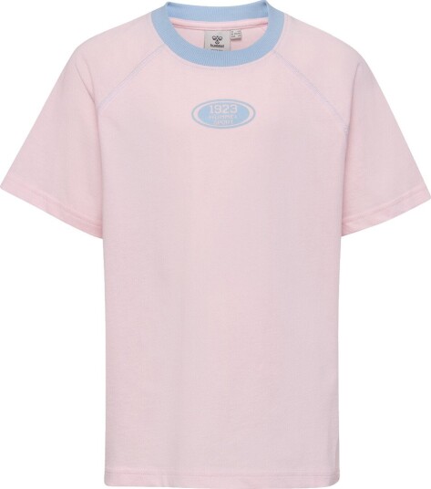 Hummel T skjorte HmlTimmi Raglan Ballerina Hummel 1½ år (86) T skjorte Lyseblå Rosa