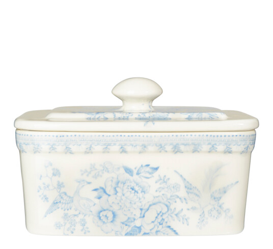 Burleigh Blue Asiatic Pheasants smørklokke 400g