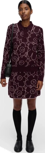 Marimekko Rws Toistuva Piirto Unikko   Burgundy   XXL
