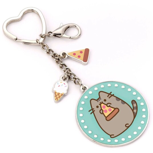 Pusheen Nøkkelring Mini Charms Pizza