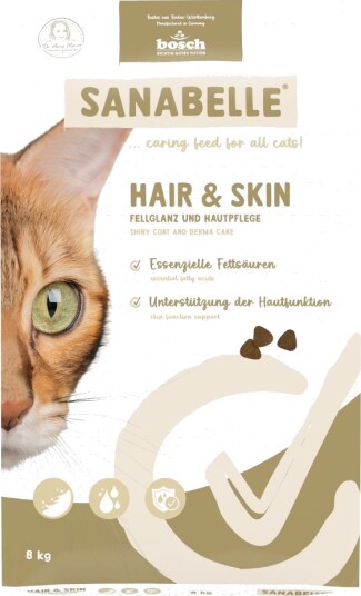Sanabelle Tørrfôr Care Hair & Skin 8 kg