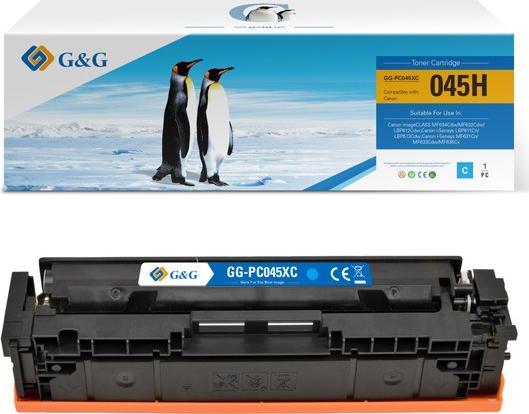 G&G Toner G&G-Kompatibel Toner Med Canon 045Hc Nt-Pc045xc Cyan 2200S