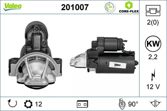 Starter VALEO 201007 Starter VALEO 201007