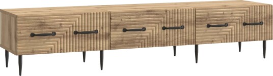 TV skap med skuff Artisan eik 147 x 34,5 x 30 cm Konstruert tre TV skap med skuff Artisan eik 147 x 34,5 x 30 cm Konstruert tre
