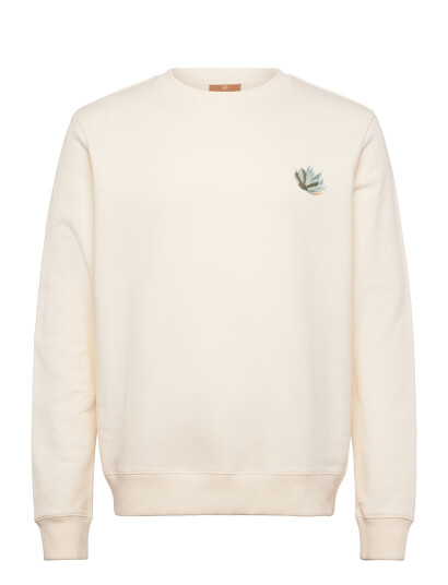 Mos Mosh Gallery Mmgmotion Crew Neck Sweat Cream XL Mos Mosh Gallery Mmgmotion Crew Neck Sweat Cream XL