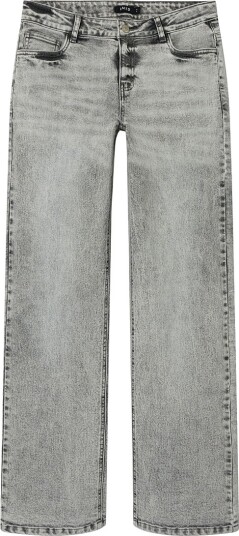 LMTD Nlftianna wide jeans til barn Light Grey Denim