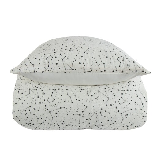 Borg Living Sengetøy 140x220 cm - Zodiac white - 100% Bomull