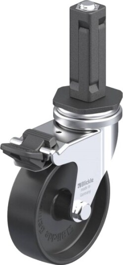Blickle 848969 Lra-Poa 75G-Fi-Ev02 Styrehjul Med Bremse 75 Mm