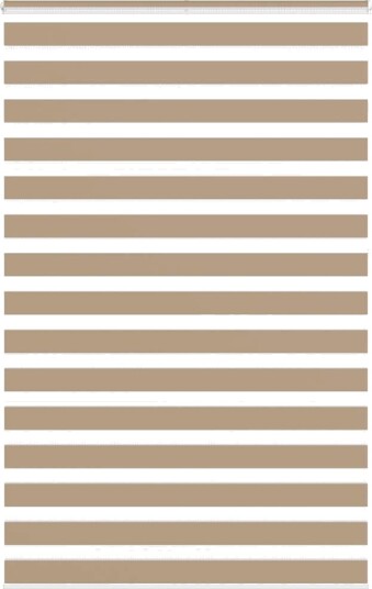Sebragardin sandbrun 140x230 cm stoff bredde 135,9 polyester
