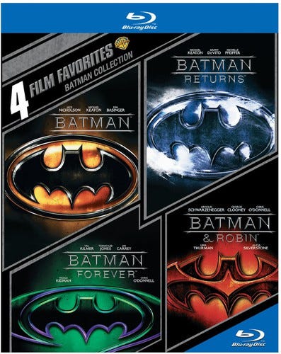 4 Film Favorites: Batman Bluray 4 Film Favorites: Batman Bluray