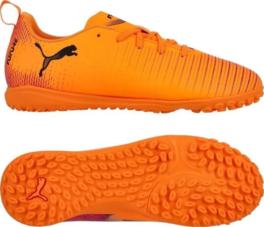 PUMA Future 8 Play Tt Hot Pursuit Varmebrann/PUMA Svart/ravish Barn Turf (Tf) størrelse 38½
