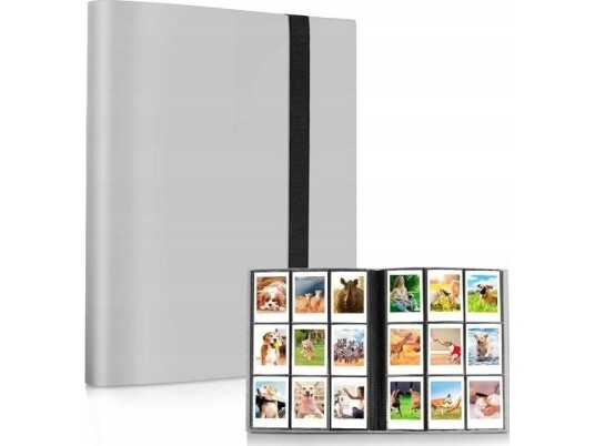 Loveinstant Album Na Pikóri 360 Zdjęć Do Fujifilm Instax Mini / Xiaomi / Polaroid / Canon / Hp / Kodak / Szary