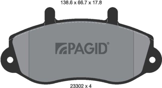 PAGID T9075N Bremseklosser PAGID T9075N Bremseklosser