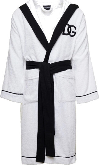 Dolce & Gabbana unisex Natt og Loungeklær Hvit L,