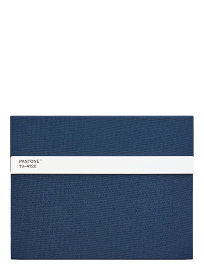 Pantone Pantone Ny Notatbok Med Blyant Linjert Navy One Size