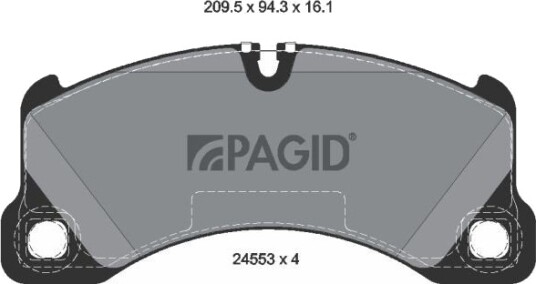 PAGID T1798N Bremseklosser PAGID T1798N Bremseklosser