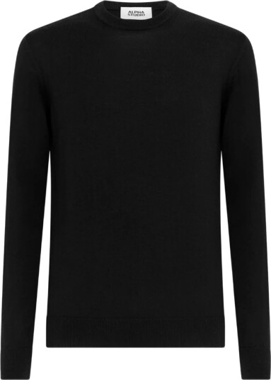 Alpha Industries Herre Strikkevarer Svart S,