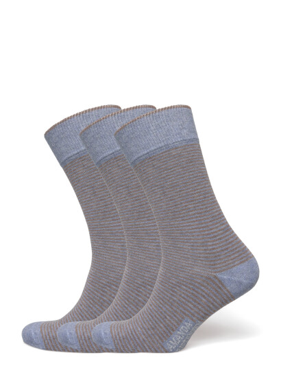Amanda Christensen True Stripe Sock - Grey - 39-42