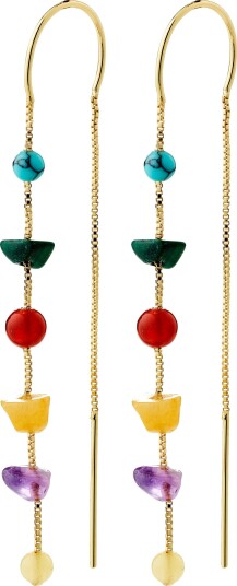 Pilgrim Øredobber Gullbelagt Herre i Multicolor ONE SIZE Pilgrim Øredobber Gullbelagt Herre i Multicolor ONE SIZE