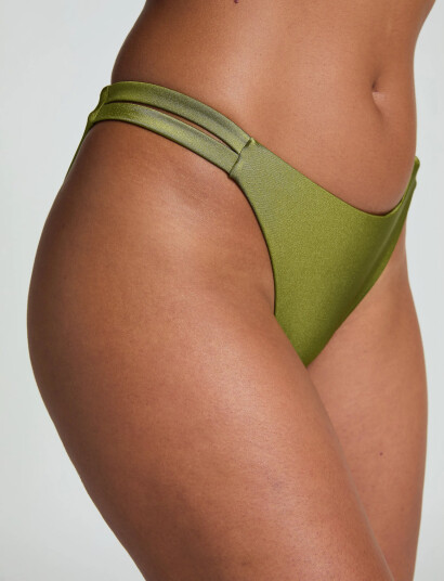 Hunkemöller Holbox Highleg - Green - L