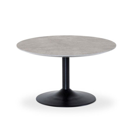 Torkelson Miles salongbord Betonglaminat/svart 80 cm Grå