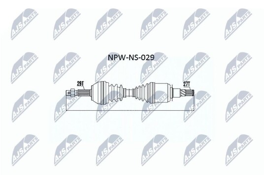 Nty Drivaksel NTY NPW NS 029