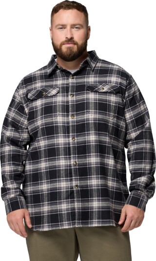 Columbia Sportswear Columbia Men's Flare Gun Stretch Flannel Black Two Lane Tartan L Columbia Sportswear Columbia Men's Flare Gun Stretch Flannel Black Two Lane Tartan L