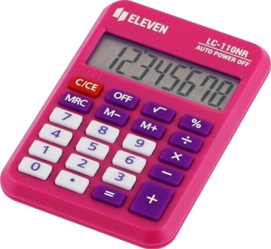 Eleven LC-110NR-PK Rosa Lomme 8 Siffer Eleven LC-110NR-PK Rosa Lomme 8 Siffer