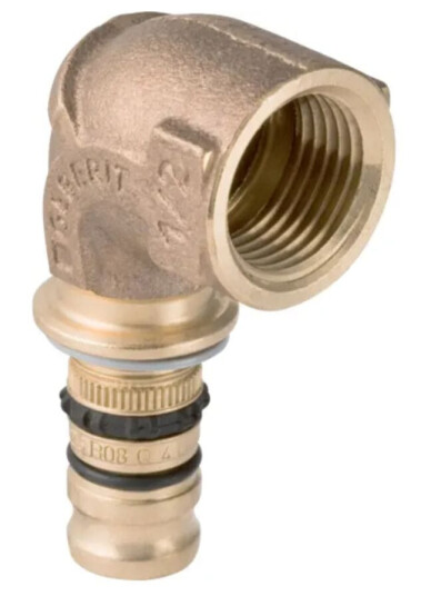 Geberit Mepla Overg.Albue Innvendig Gjenge 1/2"X16mm / 90°
