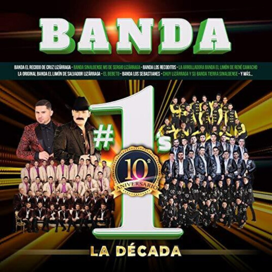 Diverse Artister Banda #1's La Decada CD