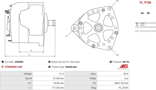 AS PL A9255S Dynamo