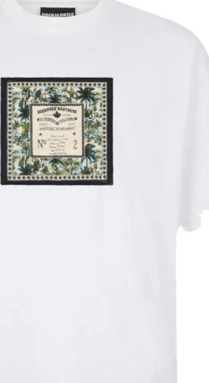 Dsquared2 Herre Topper Hvit 2XL,