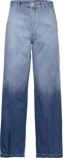Coster Copenhagen Jeans With Wide Legs And Press Fold Petra Fit Blue 24