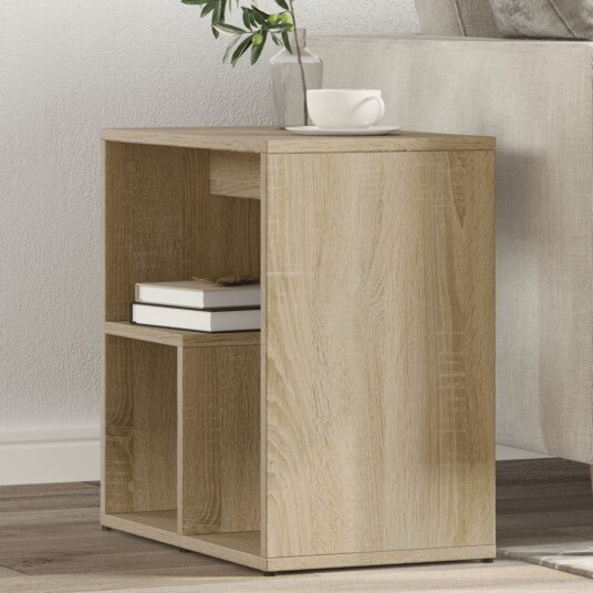 Sidebord 2 stk sonoma eik 50x30x50 cm sponplate 840560