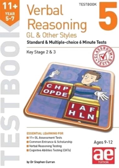 11+ Verbal Reasoning Year 5-7 GL & Other Styles Testbook 5 11+ Verbal Reasoning Year 5-7 GL & Other Styles Testbook 5