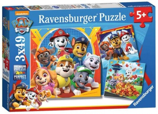 Ravensburger Rvsb4 Ravensburger Uk 5048 Ravensburger Paw Patrol 3 X 49 Stk.,