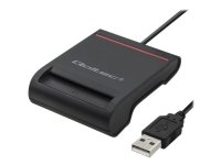 Qoltec 50642 - SMART-kortleser - USB 2.0 - svart Qoltec 50642 - SMART-kortleser - USB 2.0 - svart