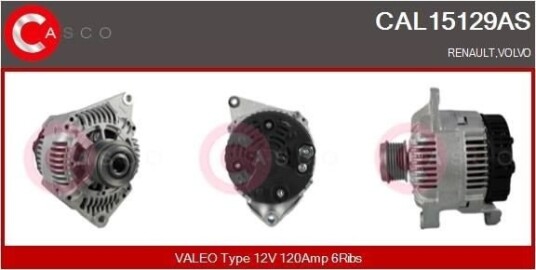 CASCO CAL15129AS Dynamo CASCO CAL15129AS Dynamo