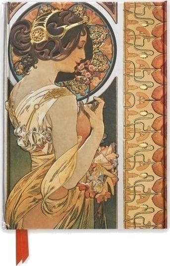 Art Pol A5 Notatbok Med Linjer Tw Pierwiosnek Alfons Mucha