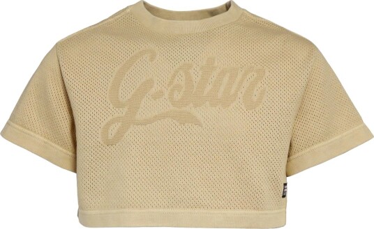 G Star RAW T skjorte Kassete beskåret DK murstein G Star RAW 8 år 128 T skjorte Beige