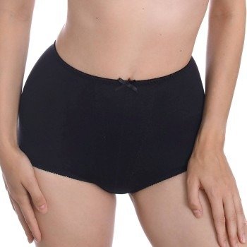 sassa Truser Functional Girdle High Waist Brief Svart bomull 50 Dame