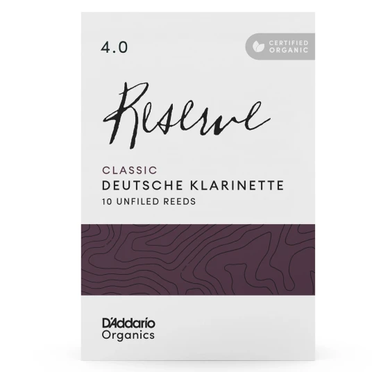 D'Addario Woodwinds Orcr1040d 10-Pk 4.0 Org. Reserve Classic German Klar